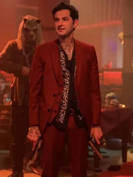 Renfield 2023 Ben Schwartz Maroon Suit