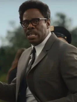 Rustin Colman Domingo Grey Blazer