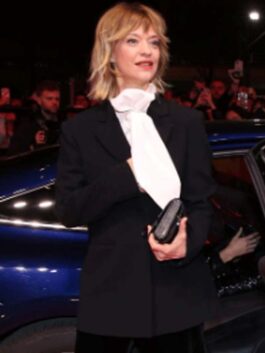 She Came To Me 2023 Heike Makatsch Black Blazer