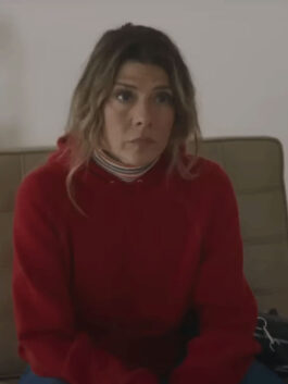 She Came To Me 2023 Marisa Tomei Red Hoodie