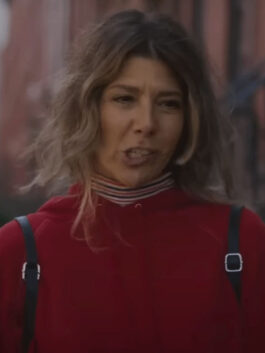 She Came To Me 2023 Marisa Tomei Red Hoodie