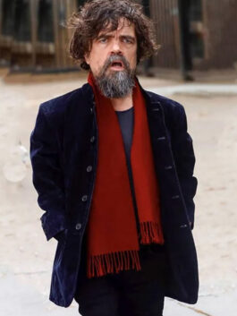 She Came To Me 2023 Peter Dinklage Blue Coat