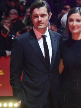 She Came To Me 2023 Sam Riley Black Blazer