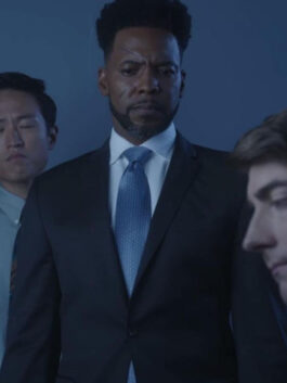 Spilled Paint Anthony Montgomery Black Blazer