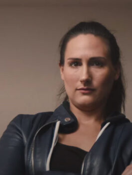 Spilled Paint Justine Renee Black Jacket