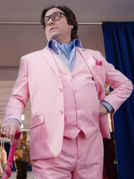 The Beanie Bubble Zach Galifianakis Pink Suit
