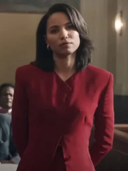 The Burial Jurnee Smollett Red Blazer