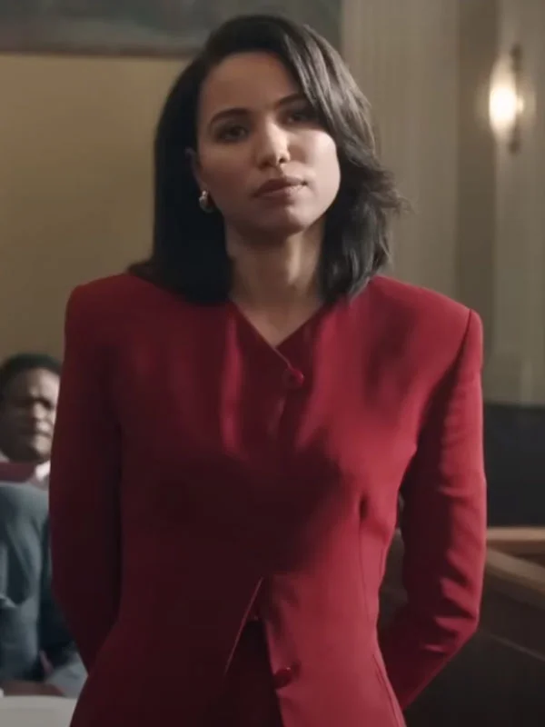 The Burial Jurnee Smollett Red Blazer
