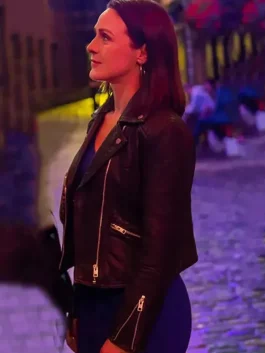 The Lovers Roisin Gallagher Black Jacket side pose