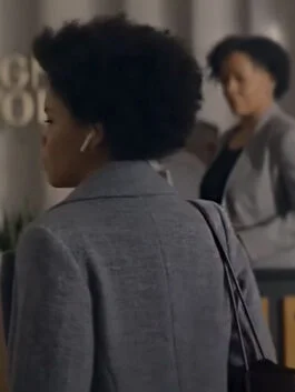 The Other Black Girl Nella Rogers Grey Coat