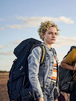The Royal Hotel Julia Garner Denim Jacket