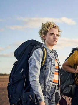 The Royal Hotel Julia Garner Denim Jacket
