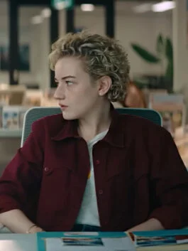 The Royal Hotel Julia Garner Red Jacket