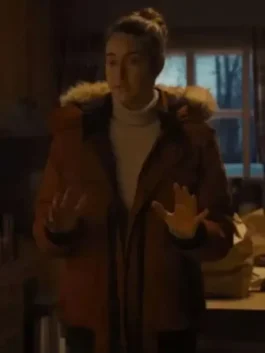 To Catch A Killer Shailene Woodley Brown Jacket