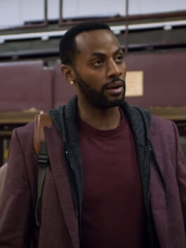 Warrior Strong Jordan Johnson-Hinds Maroon Blazer