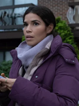 dumb-money-2023-america-ferrera-purple-jacket