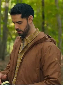 happiness-for-beginners-esteban-benito-brown-jacket