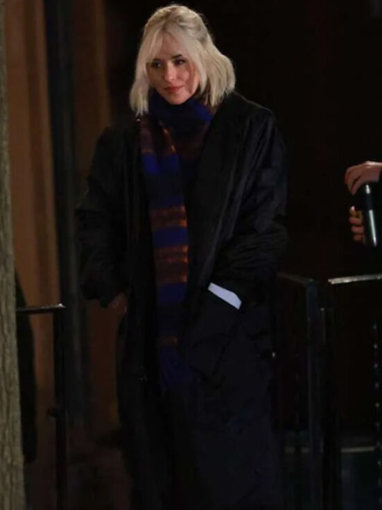 Daddio Dakota Johnson Black Coat