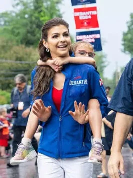 First Lady of Florida Casey Desantis Blue Jacket