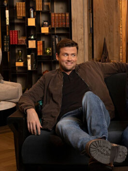 Frasier 2023 Freddy Crane Brown Jacket