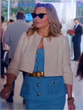 Glamorous 2023 Kim Cattrall Cropped Jacket