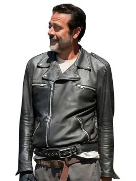 Negan The Walking Dead Jeffrey Dean Morgan Leather Jacket