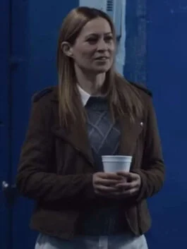 Shoresy Laura Mohr Brown Jacket