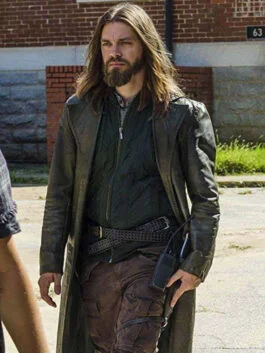 The Walking Dead Tom Payne Trench Coat