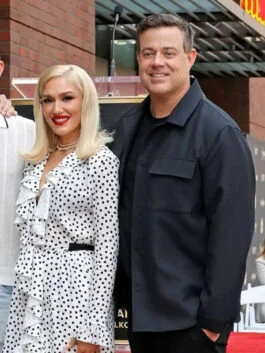 Walk Of Fame 2023 Carson Daly Black Jacket