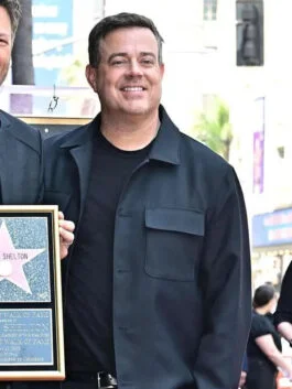 Walk Of Fame 2023 Carson Daly Black Jacket