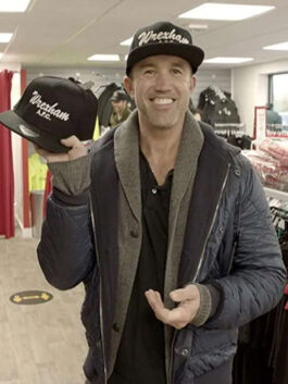 Welcome To Wrexham Rob McElhenney Black Jacket