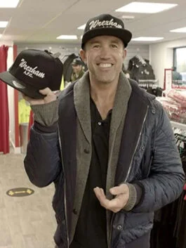 Welcome To Wrexham Rob McElhenney Black Jacket