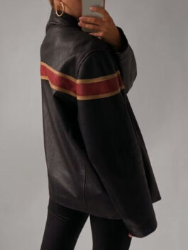 Women's 90's Oversize Stylish Leather Jacket