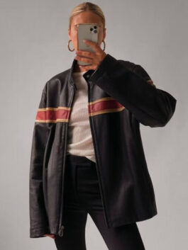 Women's 90's Oversize Stylish Leather Jacket