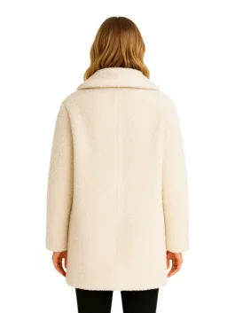 Best Christmas Ever Heather Graham White Coat (Back)
