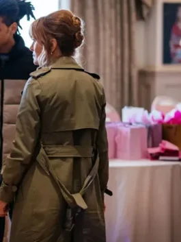 Harry Wild Jane Seymour Green Coat back