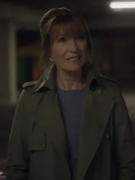 Harry Wild Jane Seymour Green Coat front