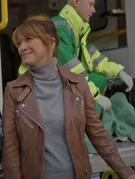 Harry Wild Jane Seymour Leather Jacket