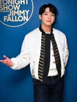Jungkook Standing Next To You White Jacket