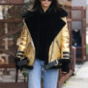 Kendall Jenner Shearling Jacket
