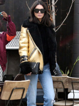 Kendall Jenner Shearling Jacket