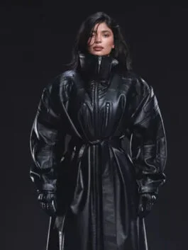 Kylie Jenner Black Coat