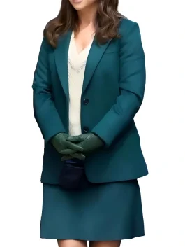 Lacey Chabert A Merry Scottish Christmas Trench Coat