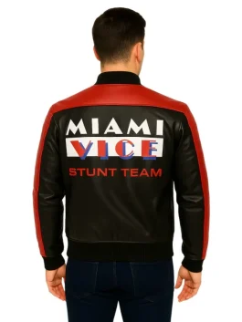 Ryan Gosling The Fall Guy Miami Vice Stunt Team Jacket (Back)