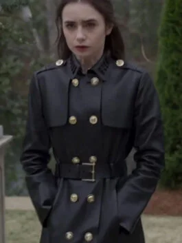 Inheritance Lily Collins Coat