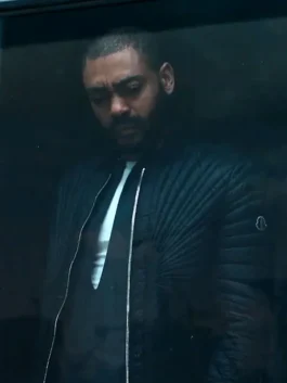 The Kitchen Kano Black Jacket pose