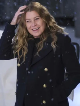 Grey’s Anatomy Ellen Pompeo Peacoat