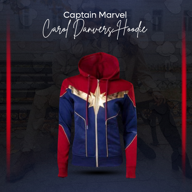 Captain Marvel Carol Danvers Hoodie