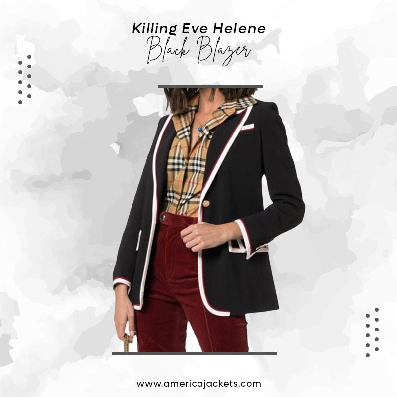 Killing Eve Helene Black Blazer