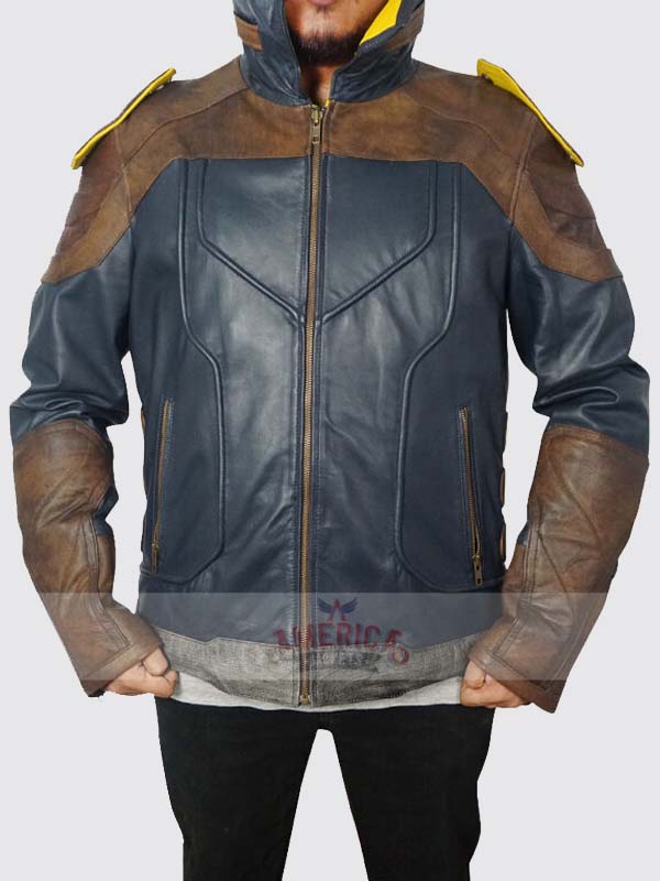 Mens Zane Borderlands Leather Jacket